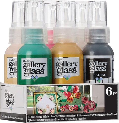 Gallery glass floral - gallery, stained