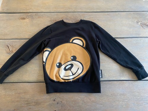 Boys moschino black jumper - boys,