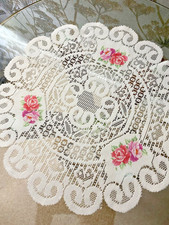 VINTAGE WHITE POLYESTER LACE