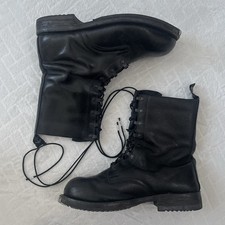 Booga Combat Boots Tank Girl Vintage Black Leather Sz 8 Rare MGM United Artists