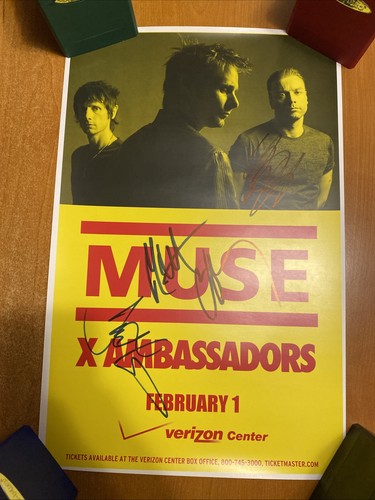 Muse 2016 tour signed - muse,