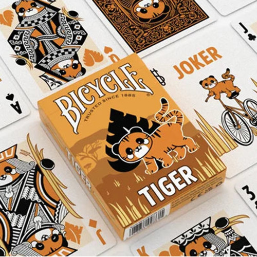 Bicycle tiger playing cards - bicycle,
