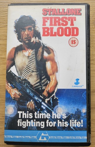 First blood vhs stallone guild - stallone,