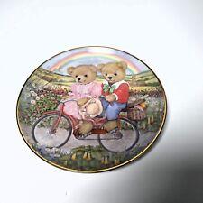 RARE Franklin Mint Limited Edition Teddy Bear Outing Collectors Decorative Plate