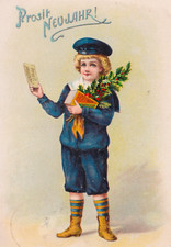 Edwardian Postcard Hoffmann's Stärkefabriken German Food Company Advert