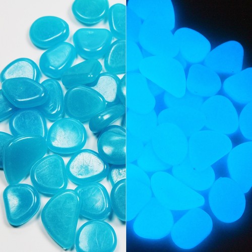 Glow pebbles blue - glow,