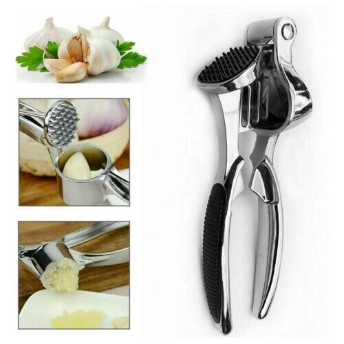 Stainless steel garlic - steel, press