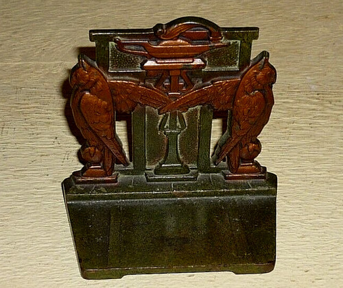 Art deco judd bookend - art, l