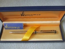 Vintage Waterman Exclusive Gold Plated Ballpoint Pen