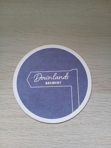 Downlands brewery beer mat - beer,