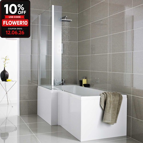 Modern bathroom shaped - bathroom,