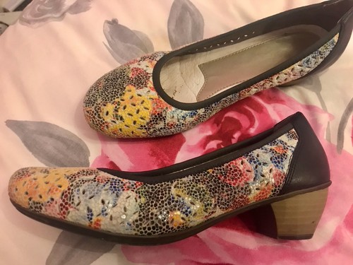Rieker leather shoes - leather,