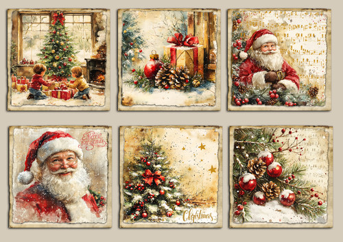 Christmas card toppers for - card,