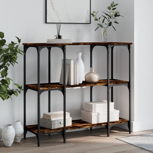 Console table smoked - console,