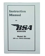 BSA Bantam D1 Instruction book