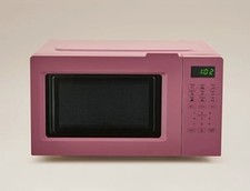 George Home GHMON1171RG4W Freestanding Digital Microwave Oven 17L 700W Deep Pink