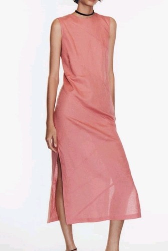 Zara women linen blend - zara, maxi
