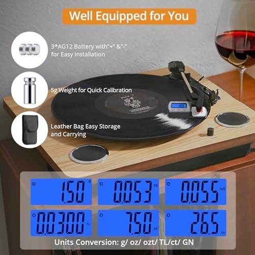 Digital turntable stylus force - stylus,