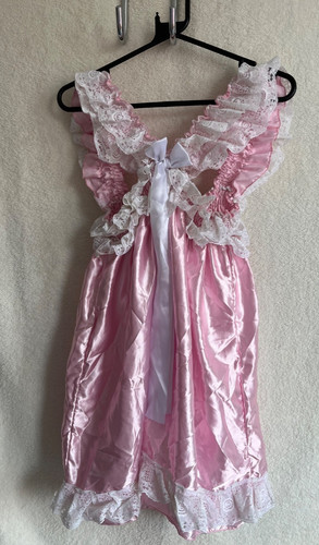 Lacey strappy pink frilly - strappy,