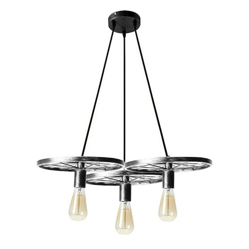 Industrial wheel pendant - industrial, light