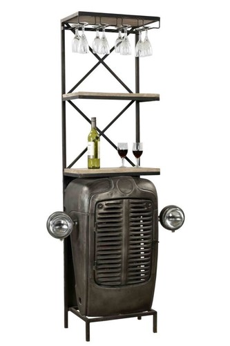 Mobile bar bottle and - bottle, glass