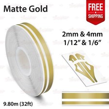 MATTE GOLD 12mm 1/2" Twin