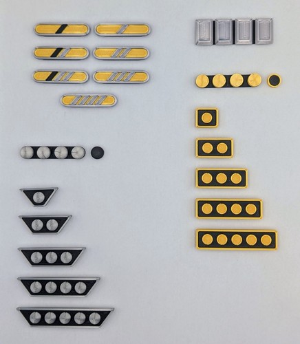Star trek rank pips collection - trek,