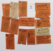 14 bus tickets vintage