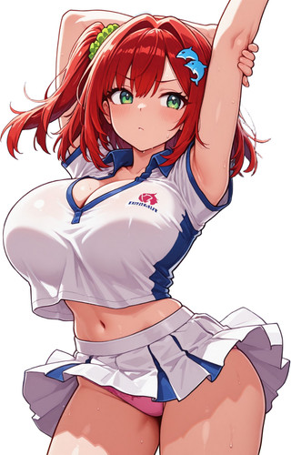 Dolphin wave tennis girl - dolphin,