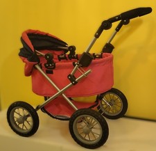 Bayer Design Dolls Pram Trendy, stroller, foldable, height-adjustable