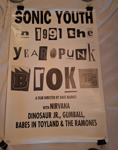 Sonic youth movie poster - sonic,