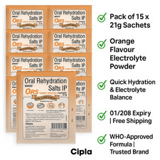 Cipla prolyte ors orange - ors, 21g