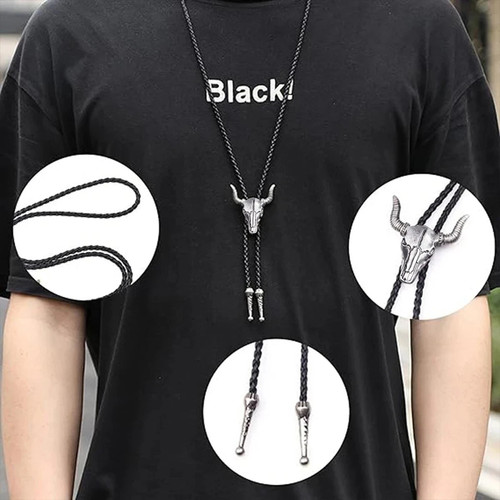 Western cowboy bolo tie - western,