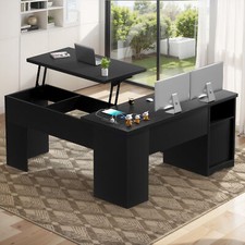 56" L-Shaped Large Office Desk