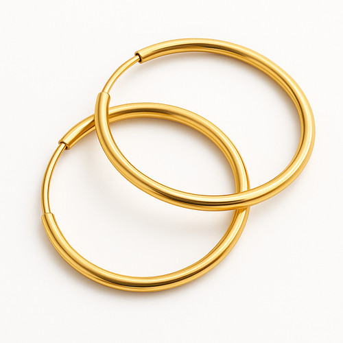 9ct gold sleeper - gold,