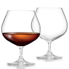 Large Crystal Brandy Glasses