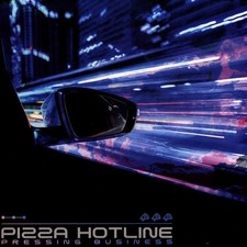 Pizza Hotline - Pressing Business Pink With Blue Splatter (2025 - UK - Original)
