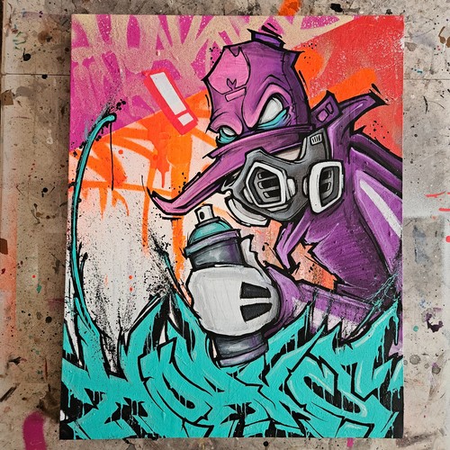 Hoakser graffiti canvas - hoakser,