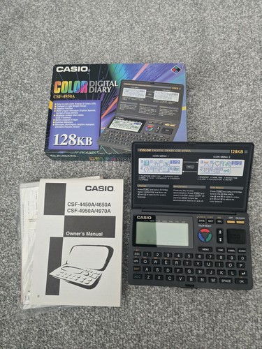 Casio color digital - casio, diary
