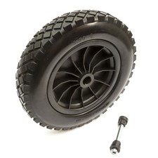 14 Inch 3.50-8 Solid PU Tyre & Wheel Puncture Proof & Axle Bushes Launch Trolley