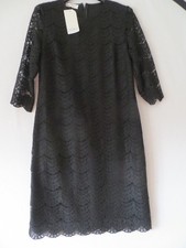 JORLI BLACK LACE PENCIL DRESS