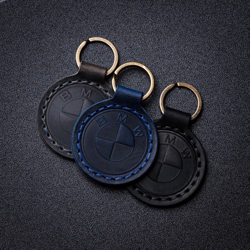 Bmw leather keyring crazy - leather,