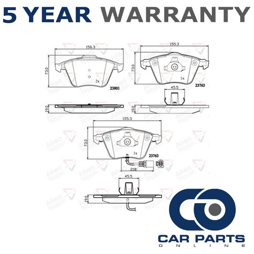 Brake pads set front - set,