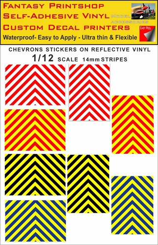 Scale chevrons on - 1:12,
