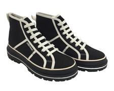 Ellesse Women's Topea Mid Trainers Size 5 Black Canvas Upper Chunky Sole New F1