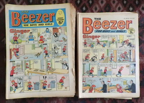 143 beezer comics - beezer,