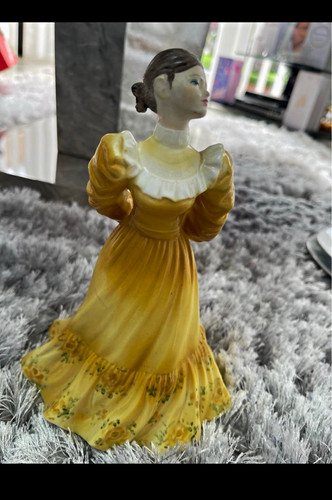 Coalport bone china lady - coalport,