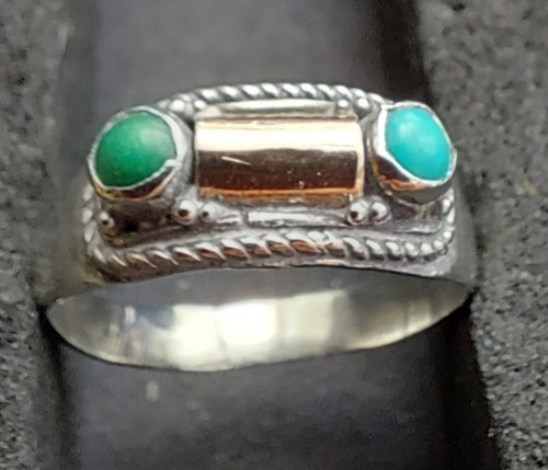 Sterling silver ring with - silver,