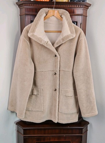 We11done beige shearling wool - beige,