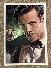 DOCTOR WHO autograph card print - MATT SMITH